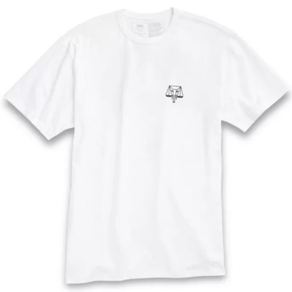  Vans x Courage Adams Off The Wall T-Shirt - White、mySite、merchandisen