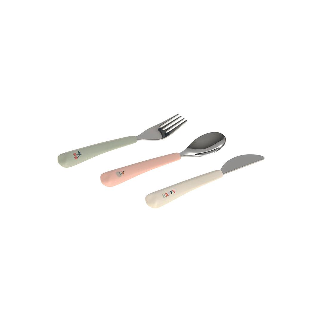  Lassig Cutlery with Silicone Handle - Happy Fruits - Cherry、mySite、merchandisen