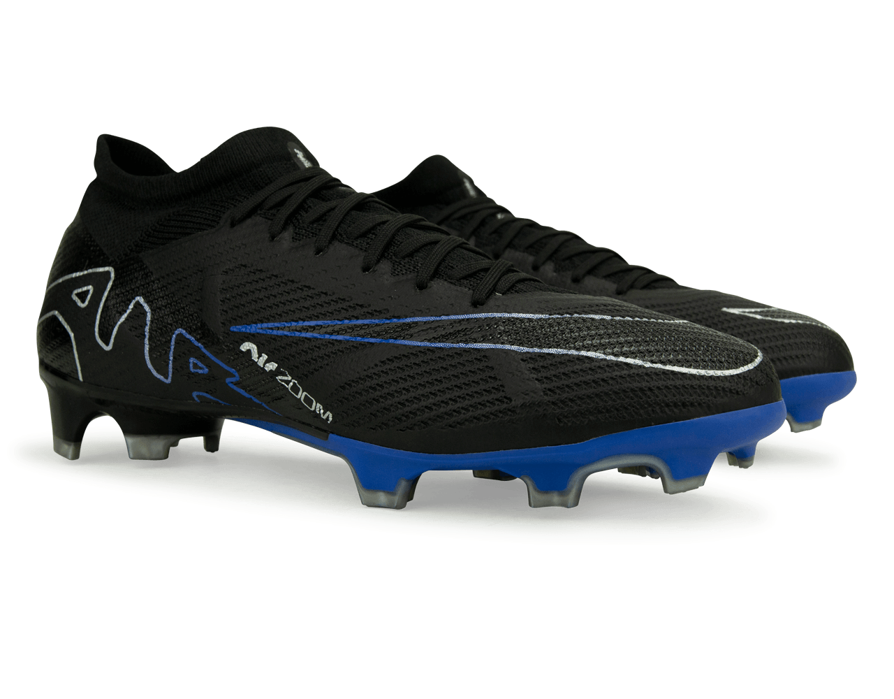 Nike Men's Zoom Mercurial Vapor 15 Pro FG Black/Blue、mySite、noshort