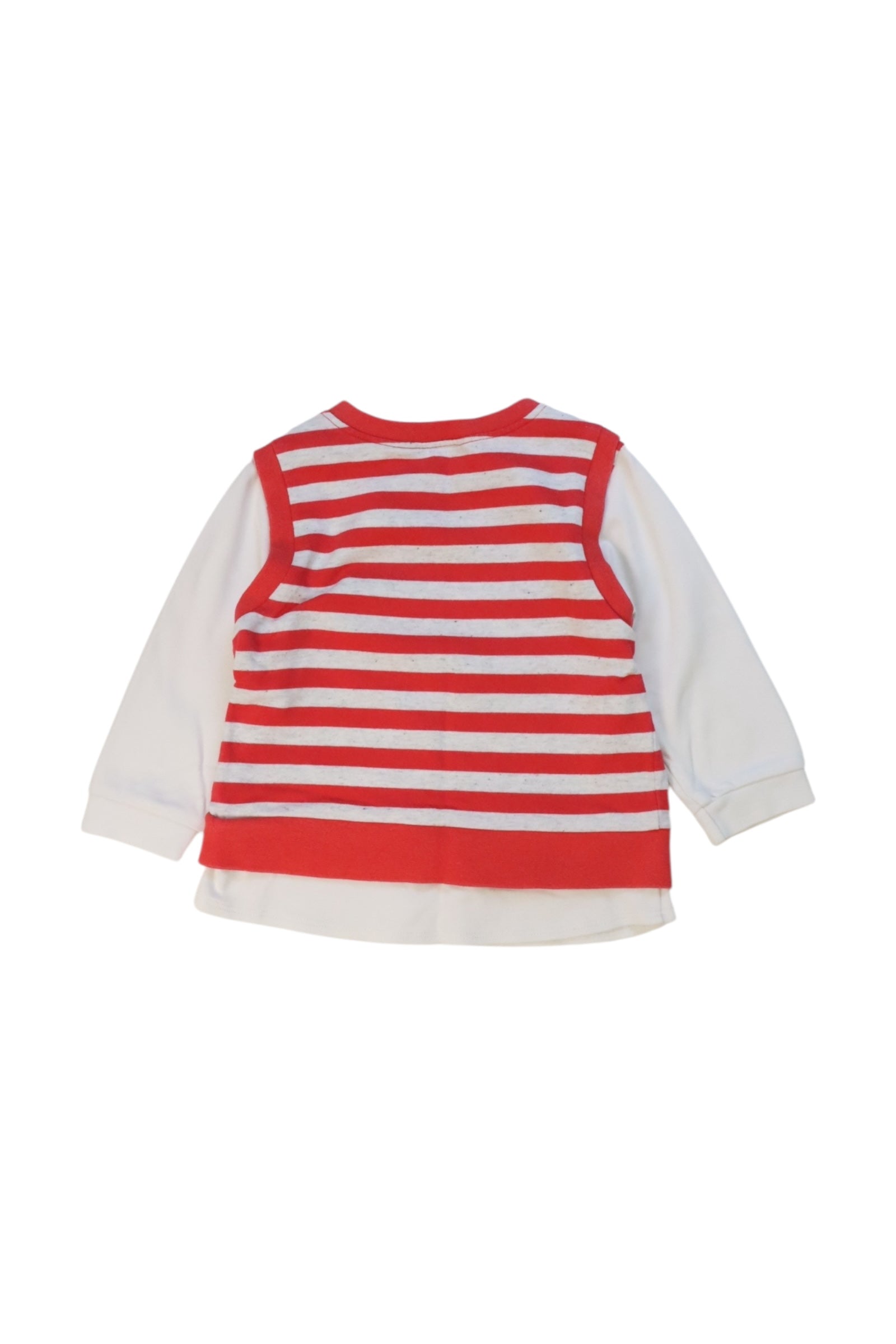 Momonittu Striped Sailor Top 12-18M、mySite、g9winljtr