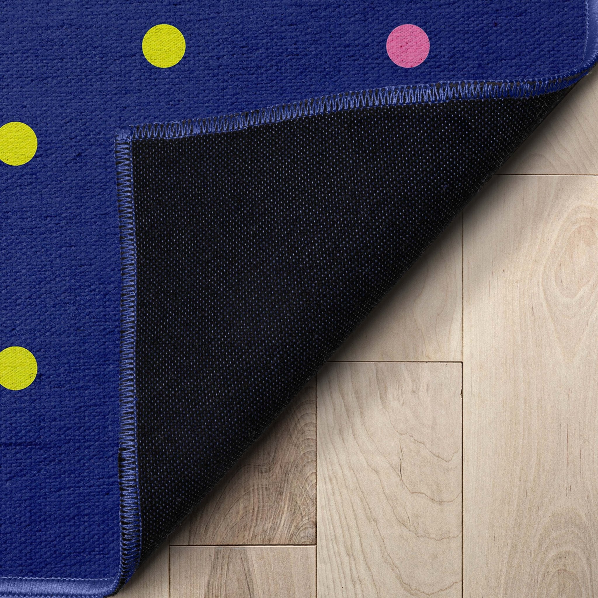Crayola Polka Dot Blue Area Rug By Well Woven、mySite、gigharbornorthrealestate