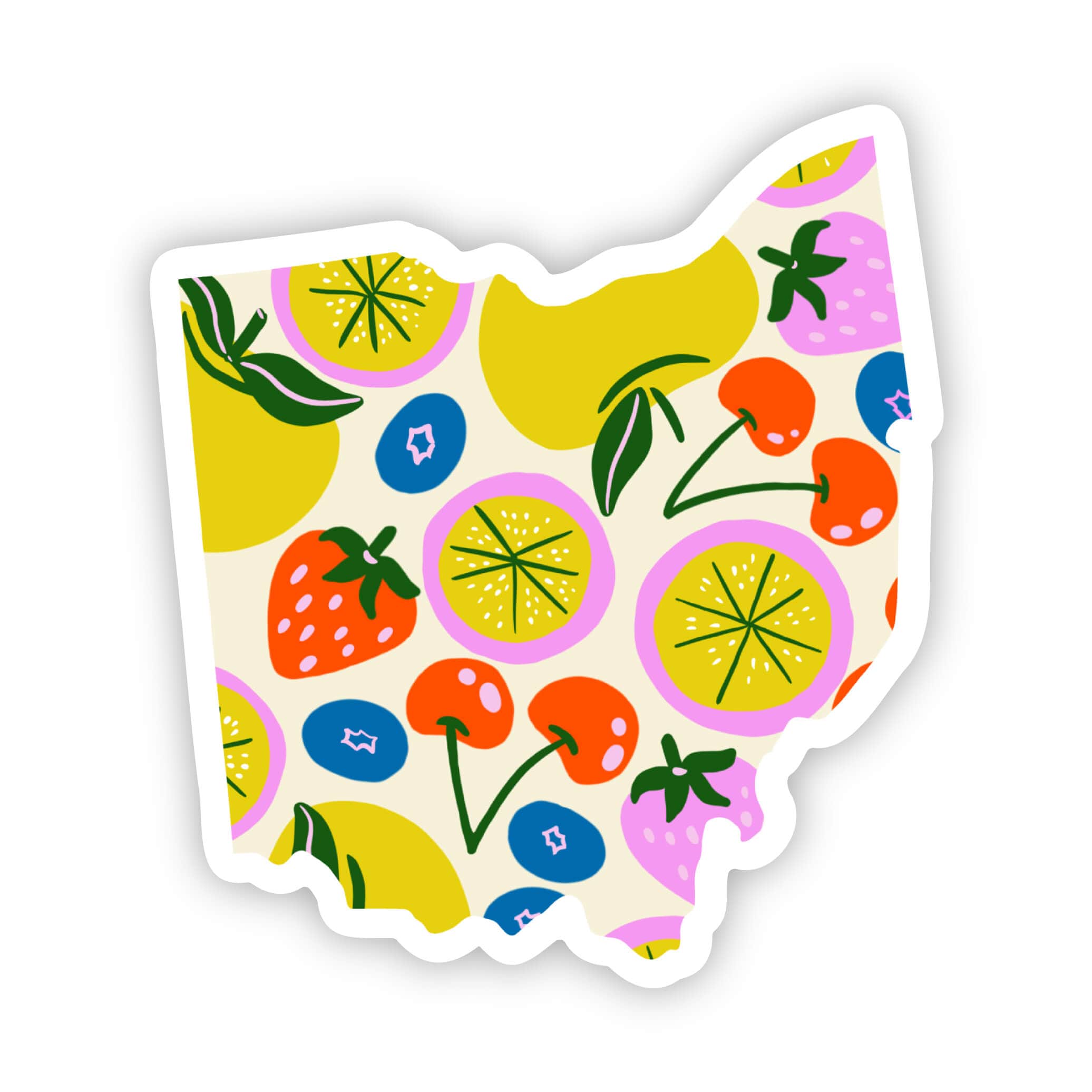  Ohio Sticker - Cute Fruits、mySite、ghnorth