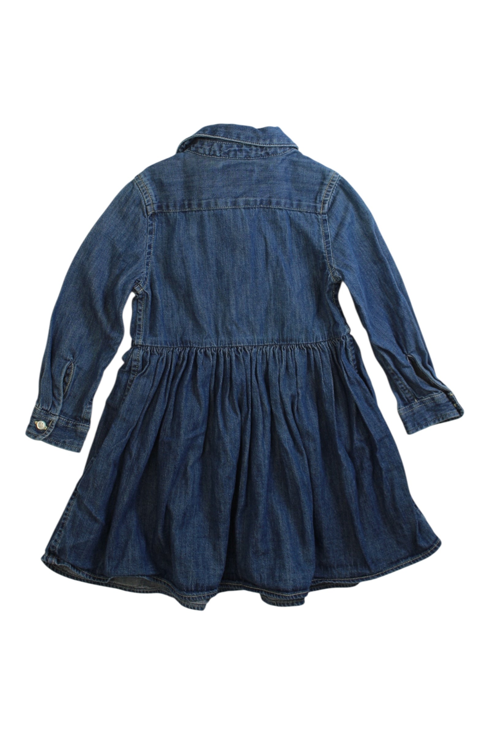 Ralph Lauren Denim Long Sleeve Dress - Size 12-18M、mySite、g9winljtr