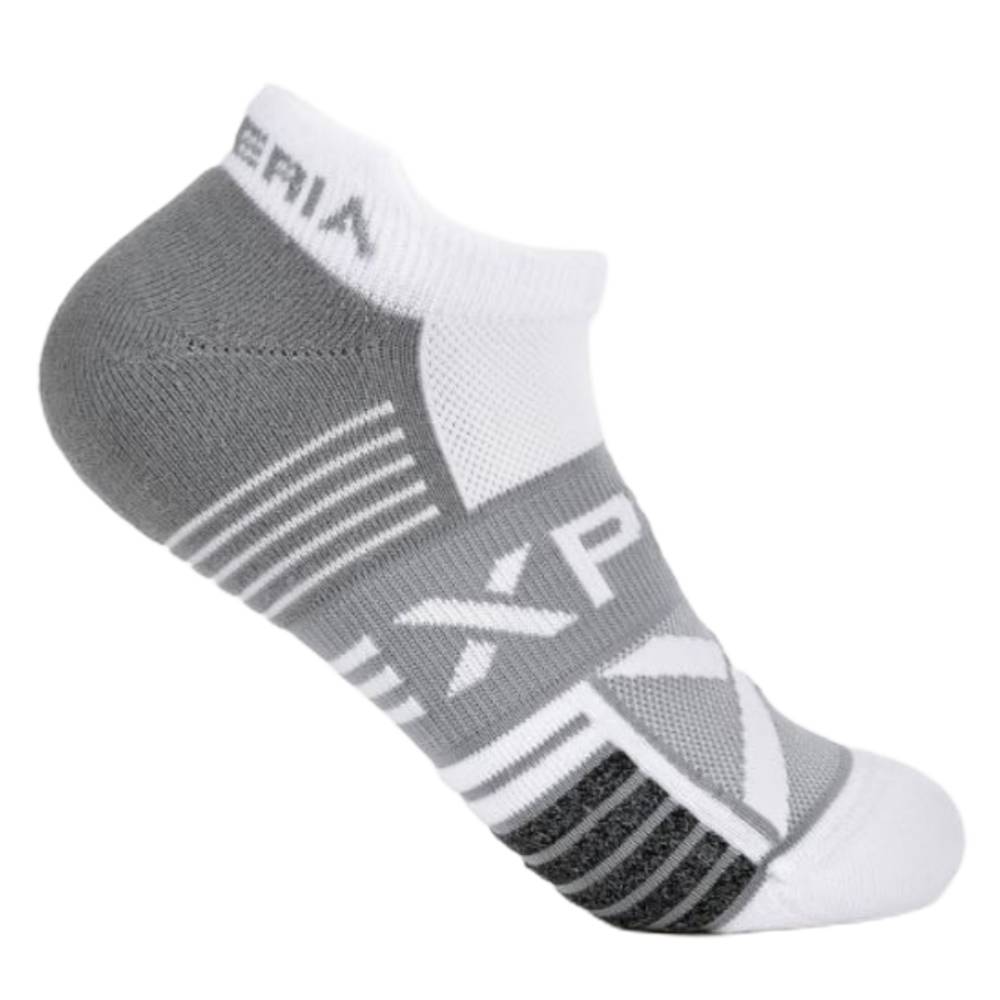 Thorlo Experia Unisex Thin Cushion No Show Socks (White)