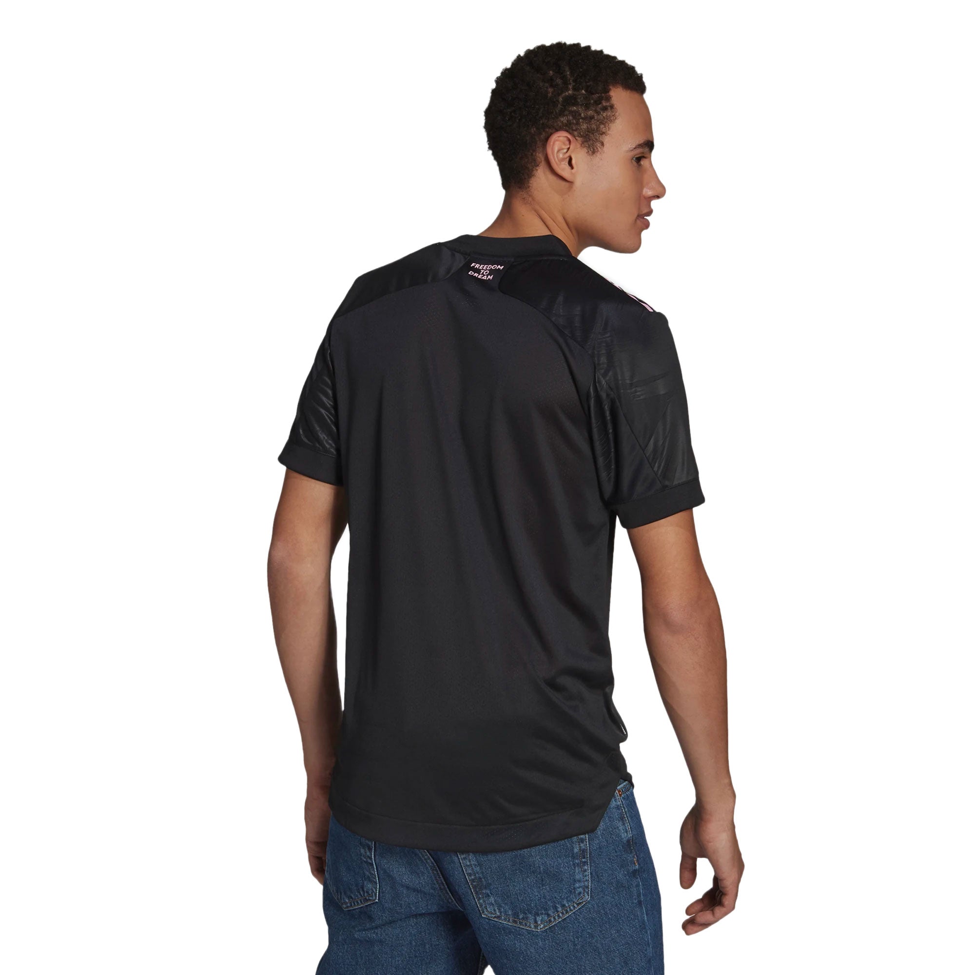 adidas Men's Inter Miami 2021/22 Authentic Away Jersey Black/True Pink、mySite、bottomscart