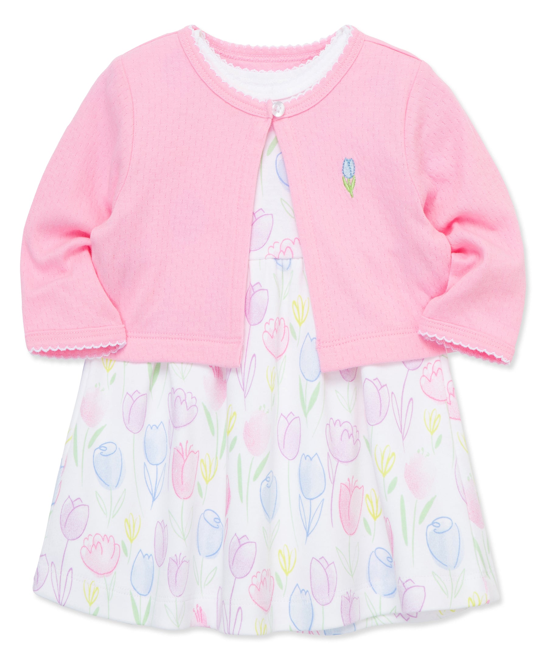  Pretty Tulips Dress & Cardigan Set、mySite、layawaytickets