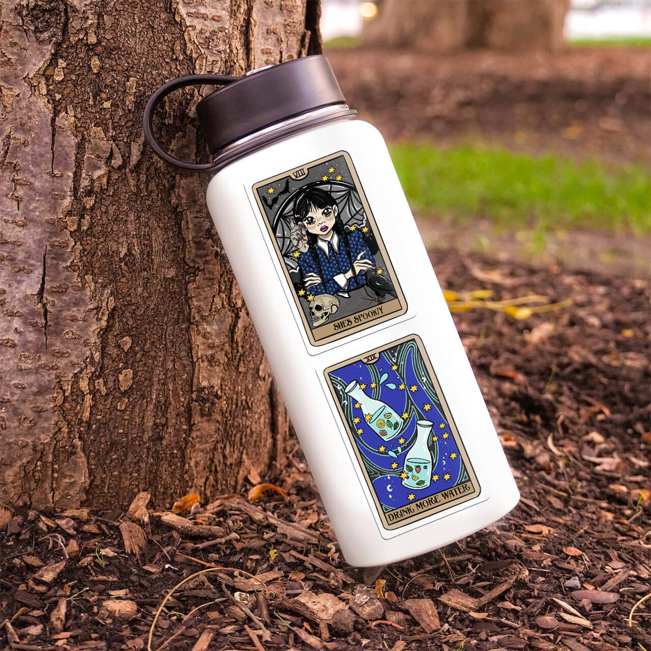  Tarot Card Sticker 5 Pack (She's Spooky)、mySite、ghnorth