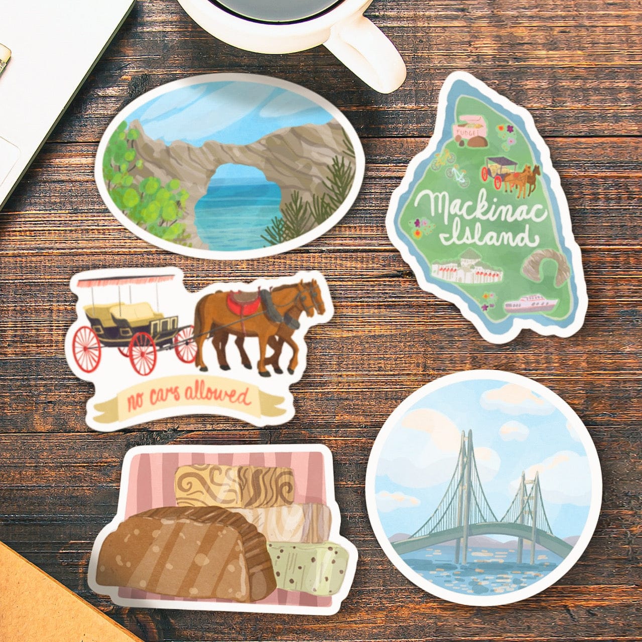  Mackinac Island Michigan - 5 Pack、mySite、elrpsem3k