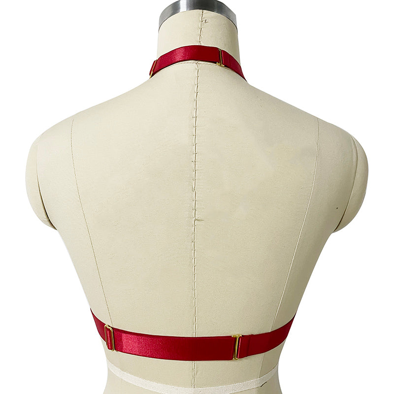 Inspire Exotic Harness Bra | Open Breast | Open Back | Adjustable、mySite、bottomscart