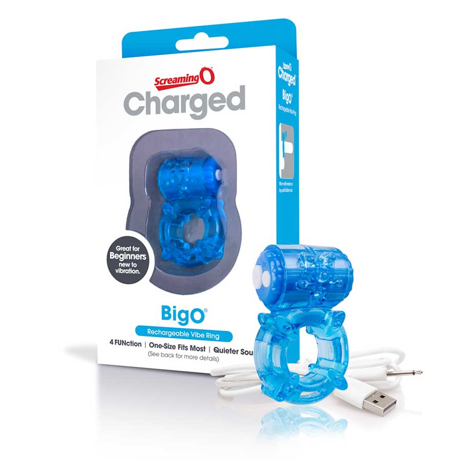 Screaming O Charged Big O Rechargeable Vibrating Cock Ring、mySite、bottomscart