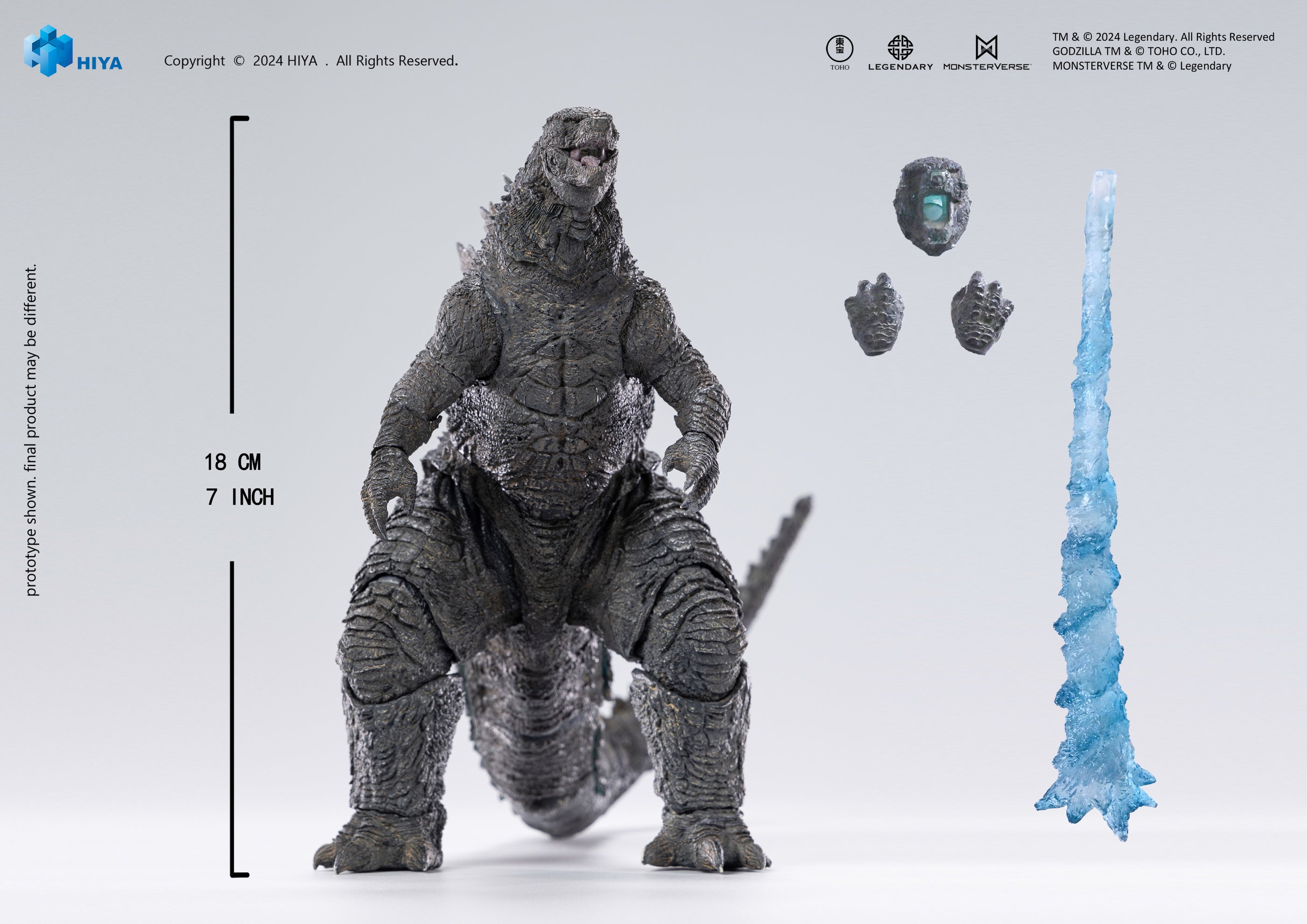 Hiya Toys Exquisite Basic+ Godzilla vs. Kong Heat Ray Godzilla (PX Previews Exclusive)、mySite、hgirdovlk