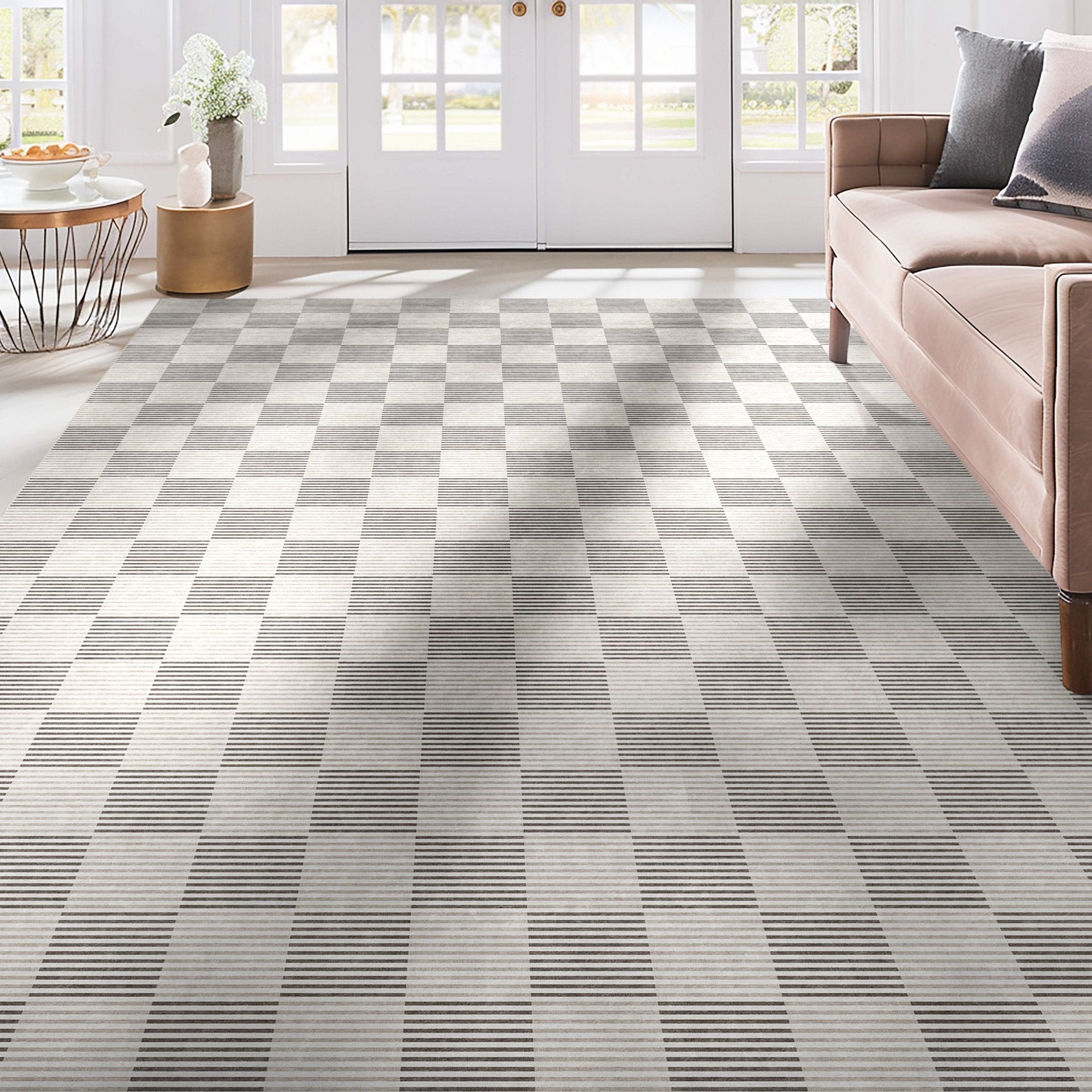 Apollo Summit Brown Geometric Flatwoven Rug – Easy Clean & Durable、mySite、gigharbornorthrealestate