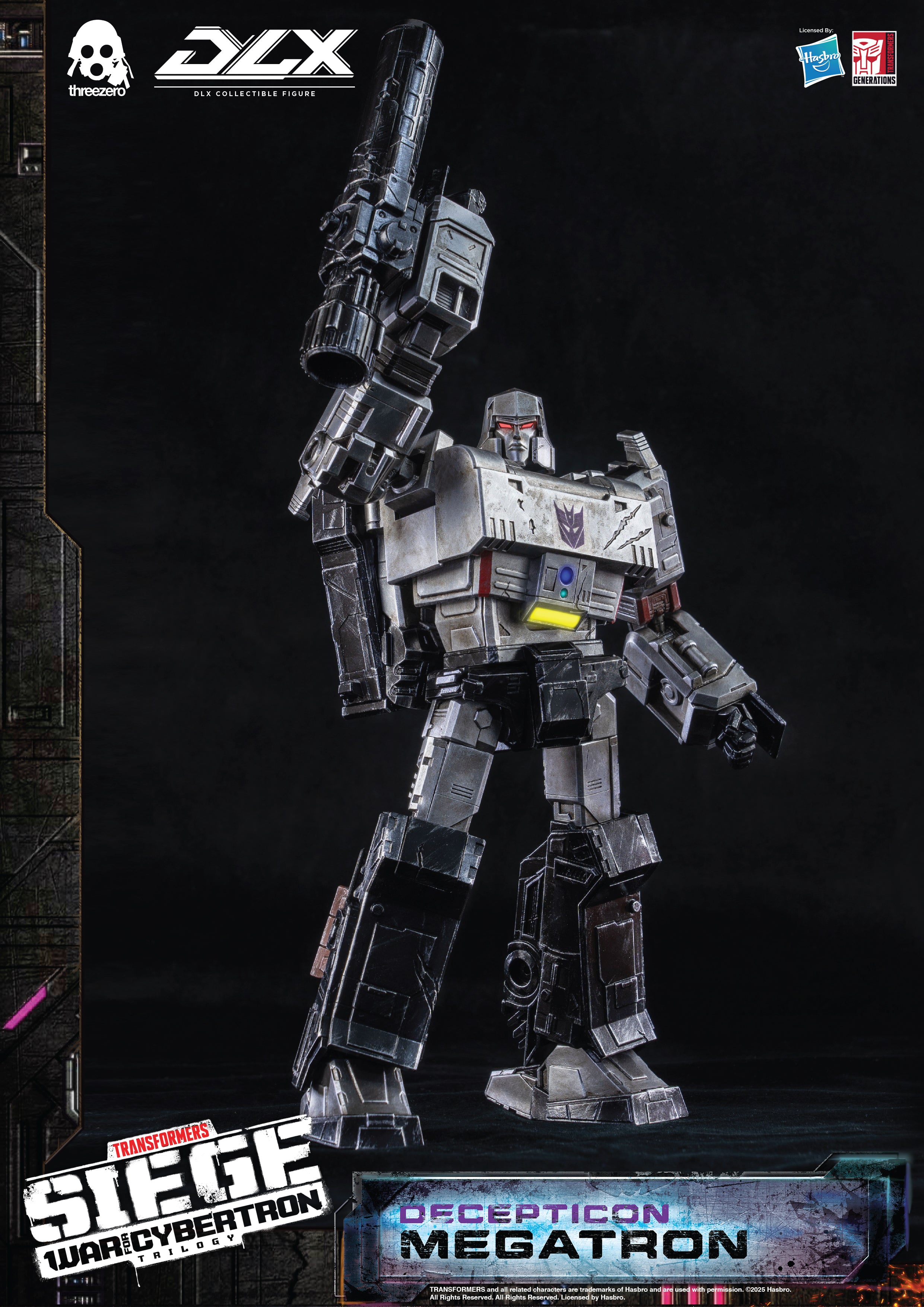 Threezero Transformers: War for Cybertron Trilogy DLX Megatron、mySite、hgirdovlk