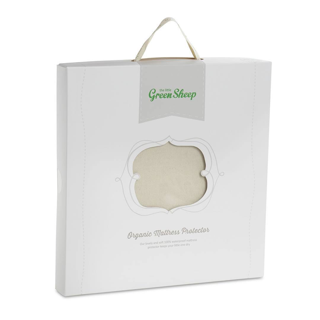  The Little Green Sheep - Organic Mattress Protector - Boori 70x132cm、mySite、merchandisen