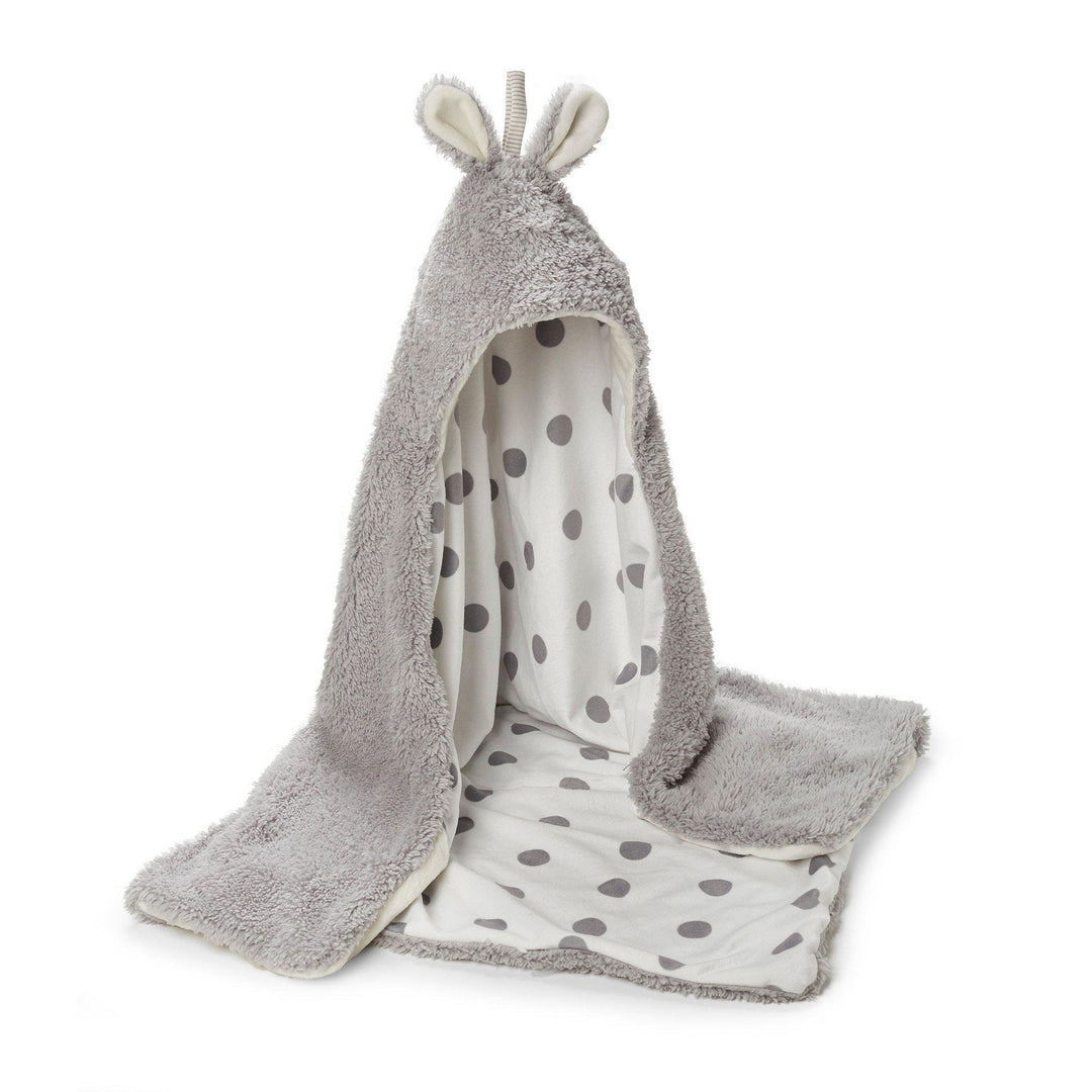RETIRED - Bunny Hooded Blanket - Grey、mySite、g9winljtr