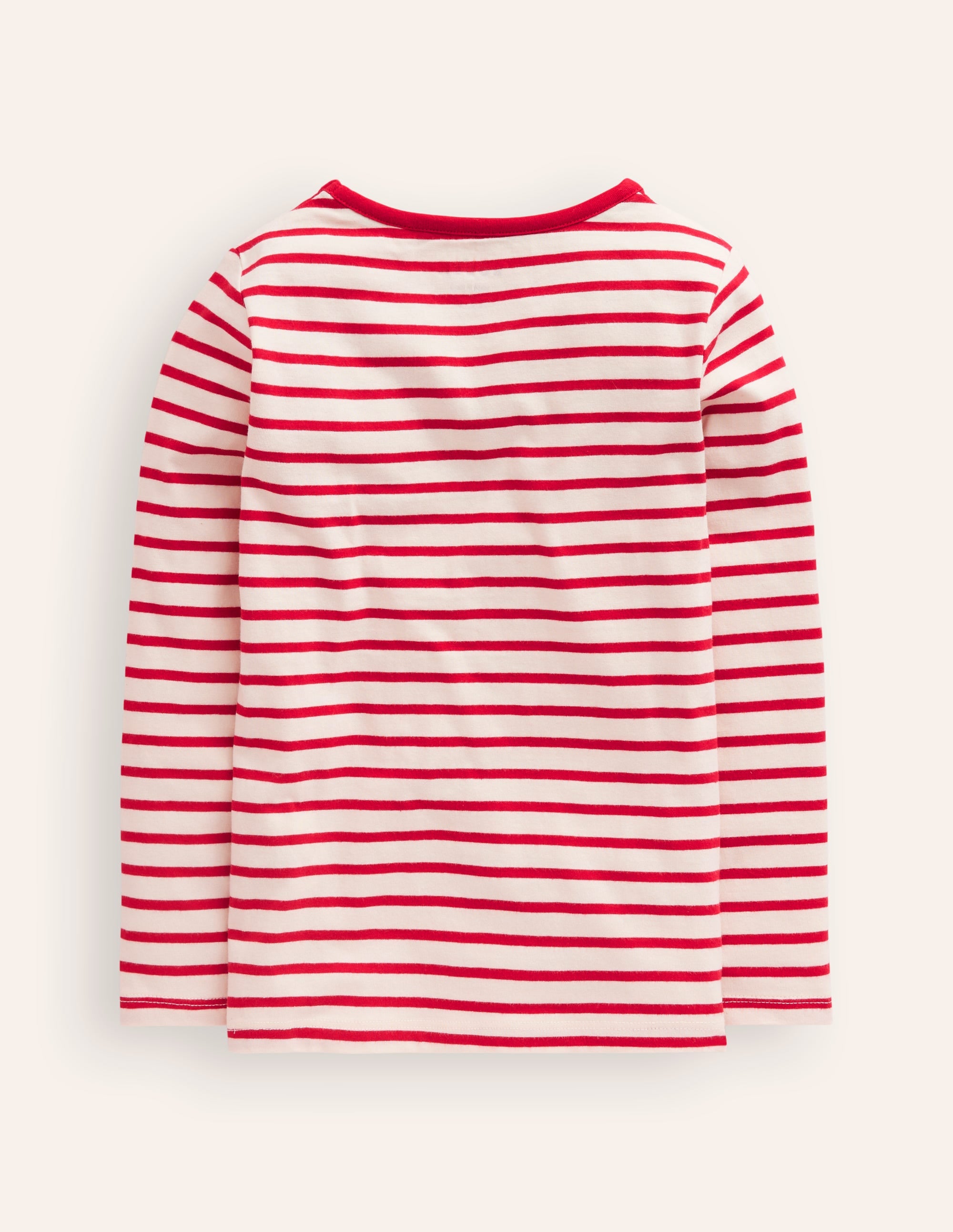  Appliqu茅 Long Sleeve Top-Rockabilly Red/ Ivory Deer、mySite、ashleygrahame