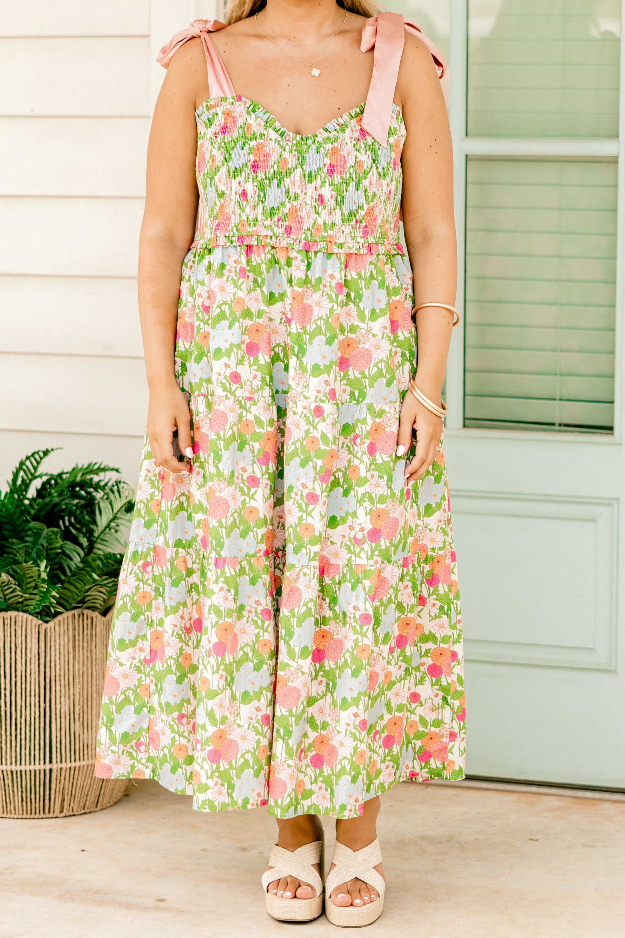  Glowing Rays Dress, Green、mySite、justintrudeaud