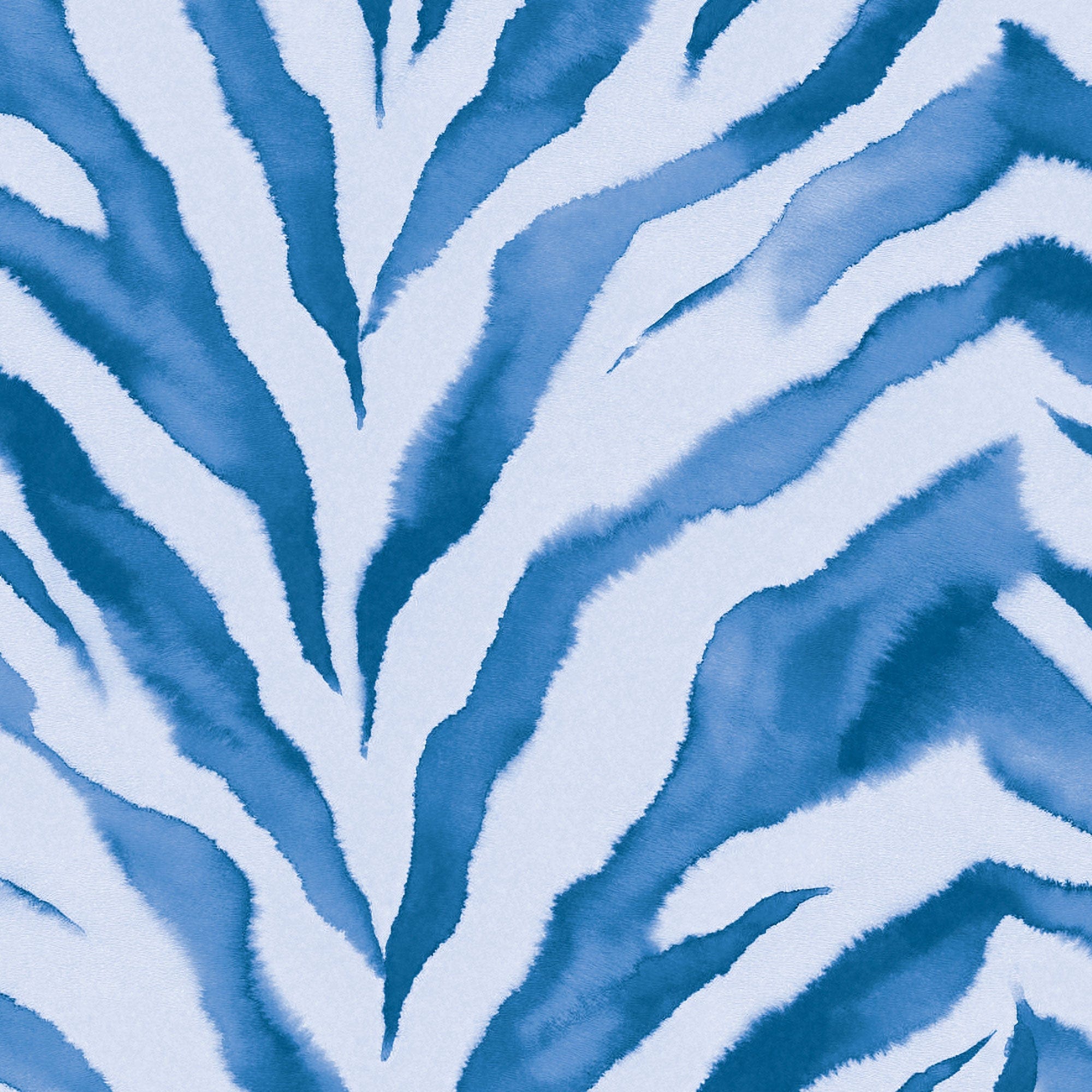  Blue Watercolor Zebra & Python Print 12 x 12 Paper、mySite、ghnorth