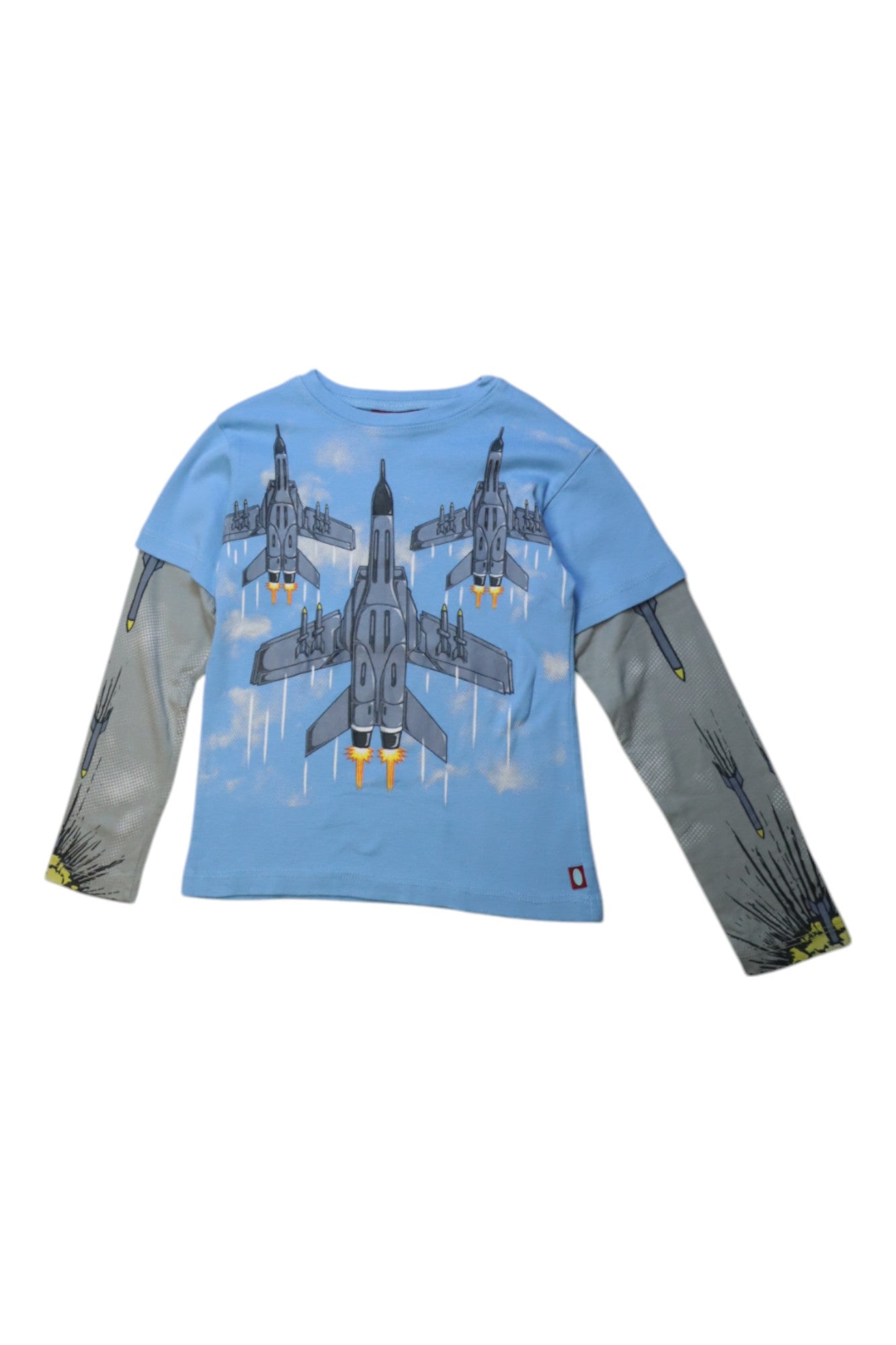 City Threads Airplane Print Long Sleeve T-Shirt 5T、mySite、g9winljtr
