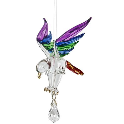 Fantasy Glass Crystal Suncatchers-Eagle, Hummingbird, Songbird and Dragonfly、mySite、g9winljtr