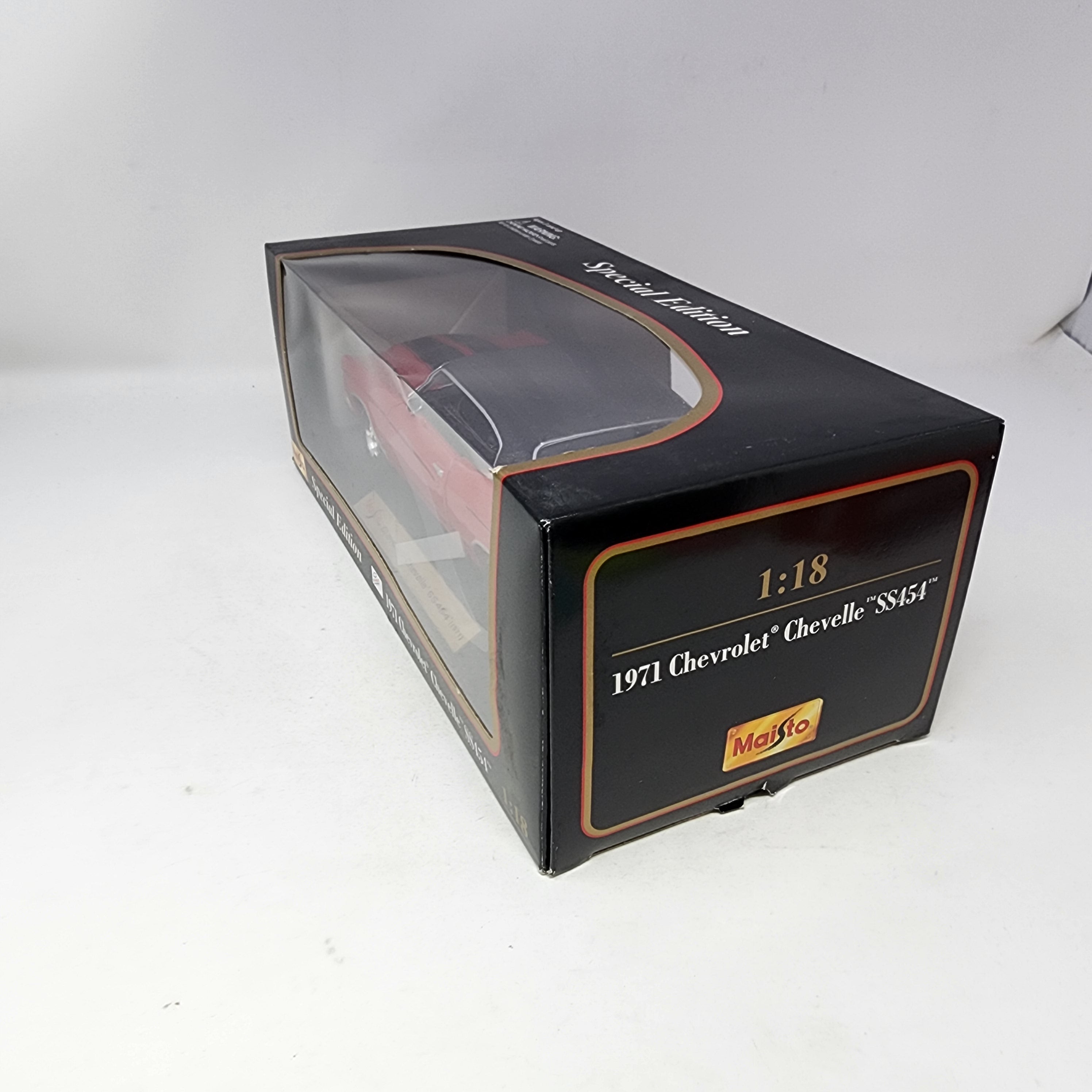 1971 Chevrolet Chevelle SS 454 * RED * Maisto Special Edition 1/18 Scale、mySite、hgirdovlk