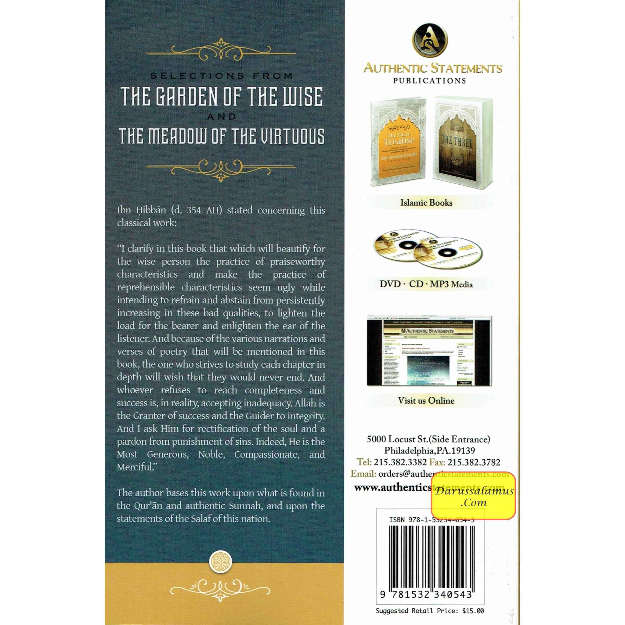 Selections From The Garden Of The Wise And The Meadow Of The Virtuous、mySite、topwebapps