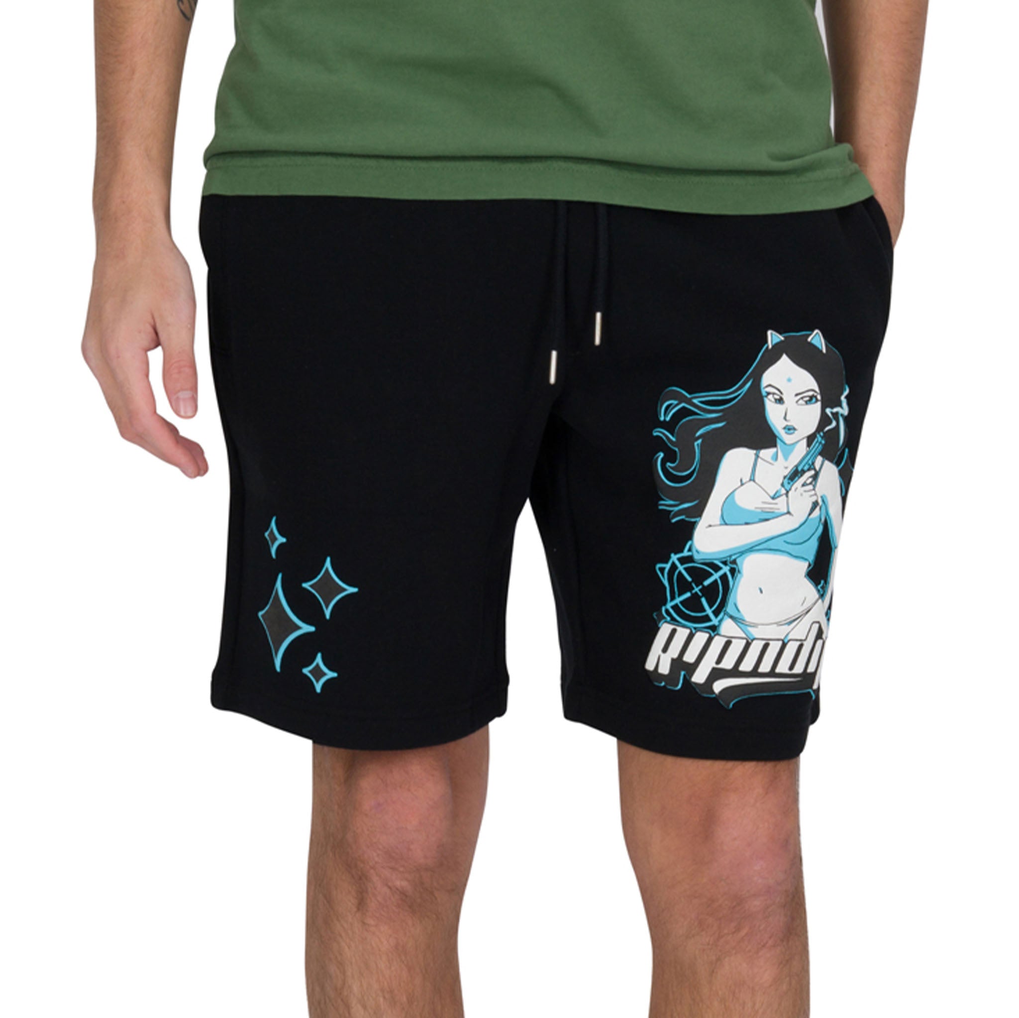  Desperado Sweatshorts (Black)、mySite、merchandisen