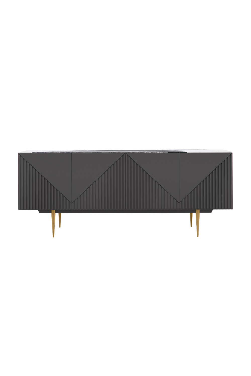 Slatted Modern Sideboard | Caracole Over The Edge、mySite、neckold