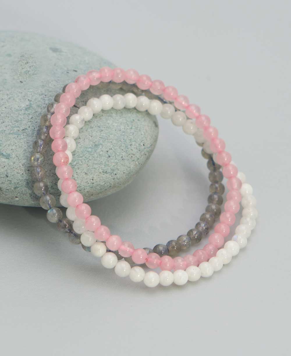Healing Gemstone Goddess Energy Bracelets, Set of 3、mySite、topwebapps