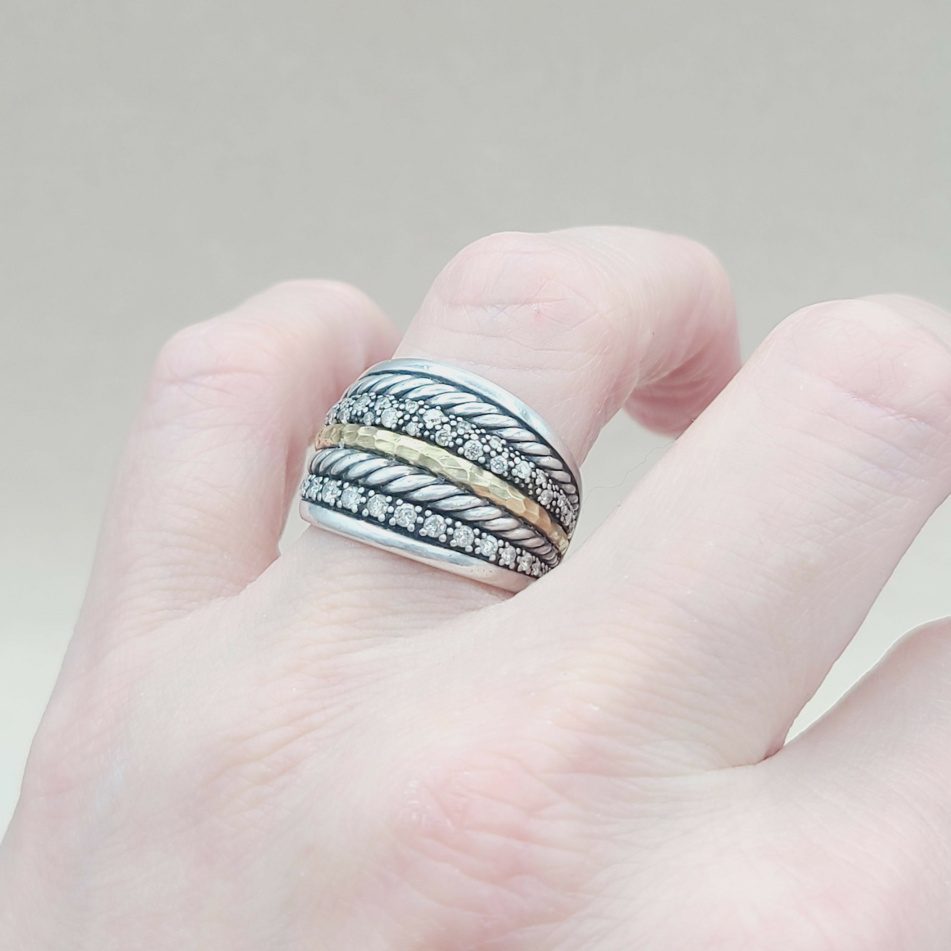 David Yurman Midnight Melange Ring 鈥?Diamonds & Gold、mySite、hinf8tx79