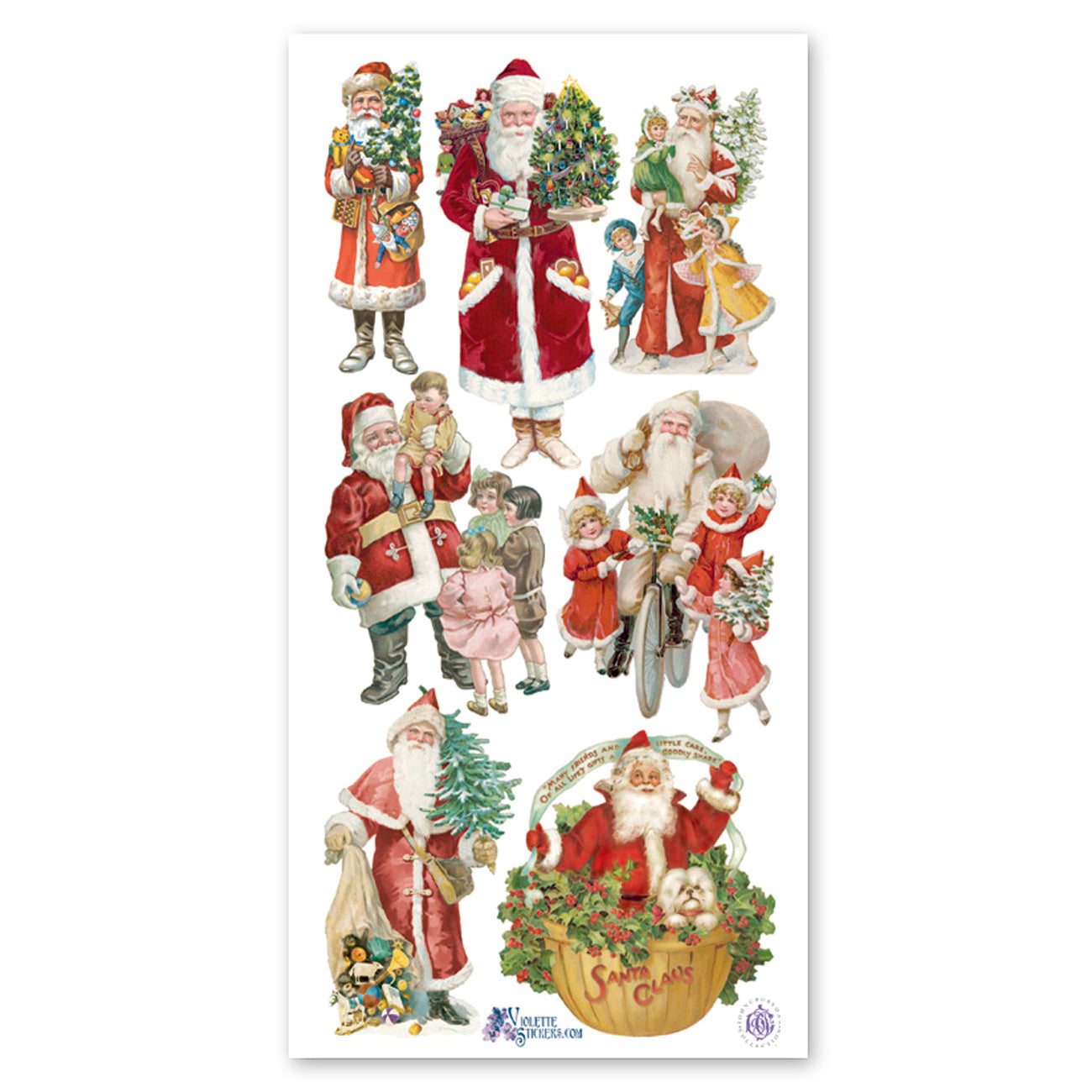  Merry Cherry Santas Stickers、mySite、ghnorth