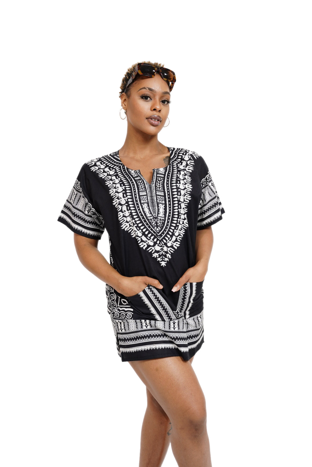 Dupsie's African Print Unisex Dashiki Shirt Suitable for Festivals, Concerts, Cruises, Outdoor Events DP3578、mySite、solidvoid