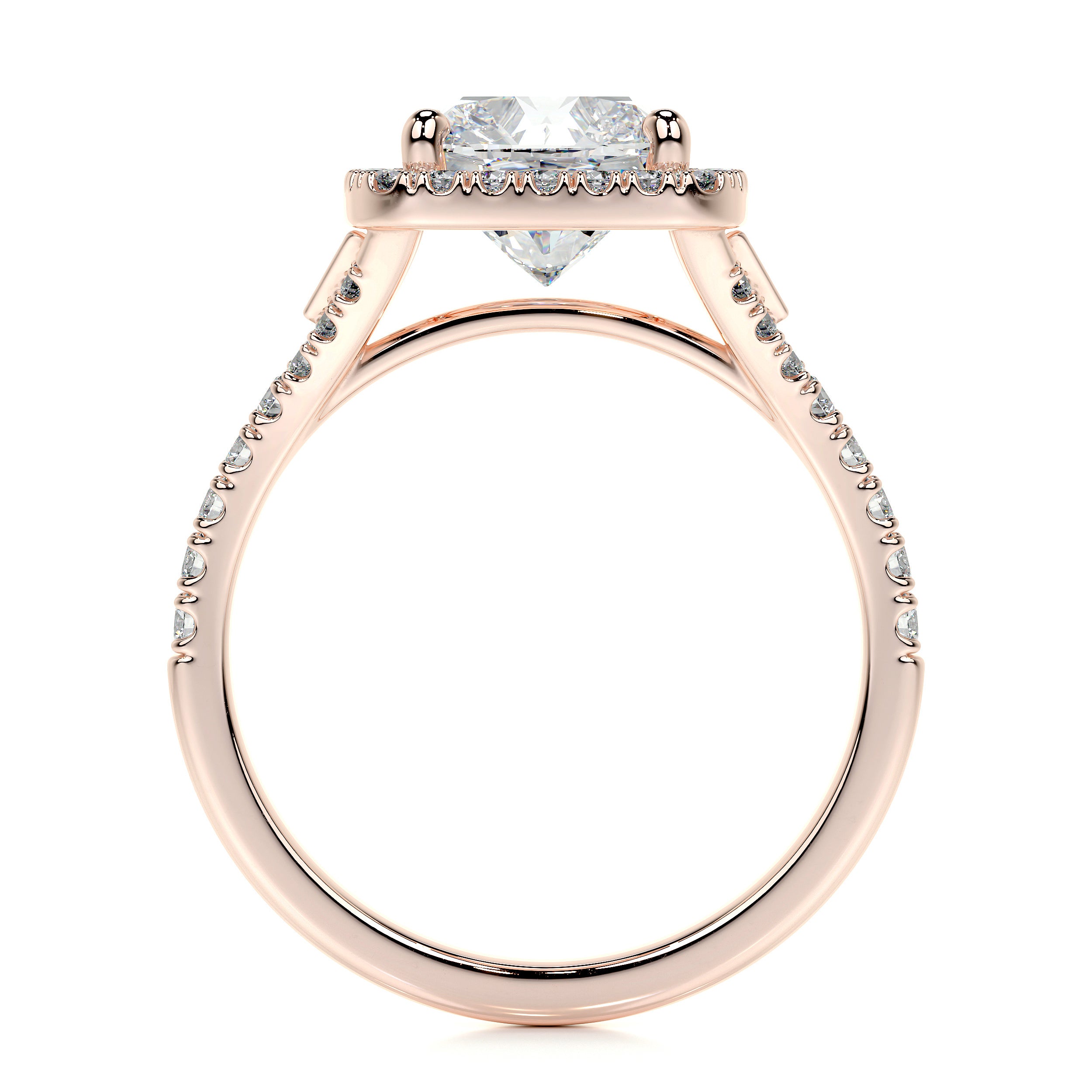 Lissete Lab Grown Diamond Ring -14K Rose Gold、mySite、hinf8tx79