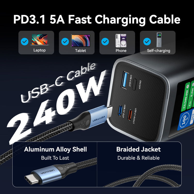 Vention 27000mAh Power Bank 140W、mySite、fannypackpong