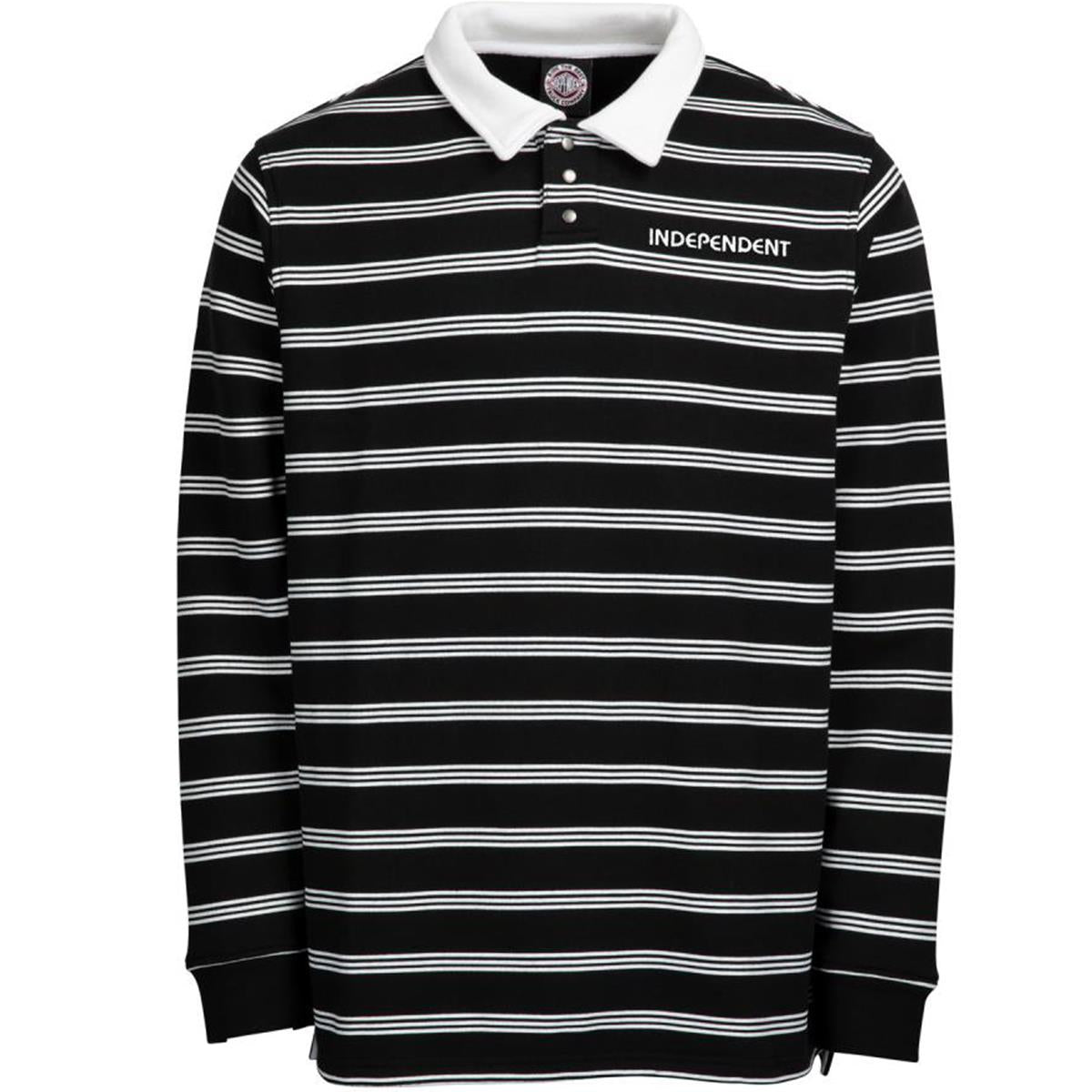  Independent Crew Bauhaus Stripe Polo Crew - Black Stripe、mySite、merchandisen