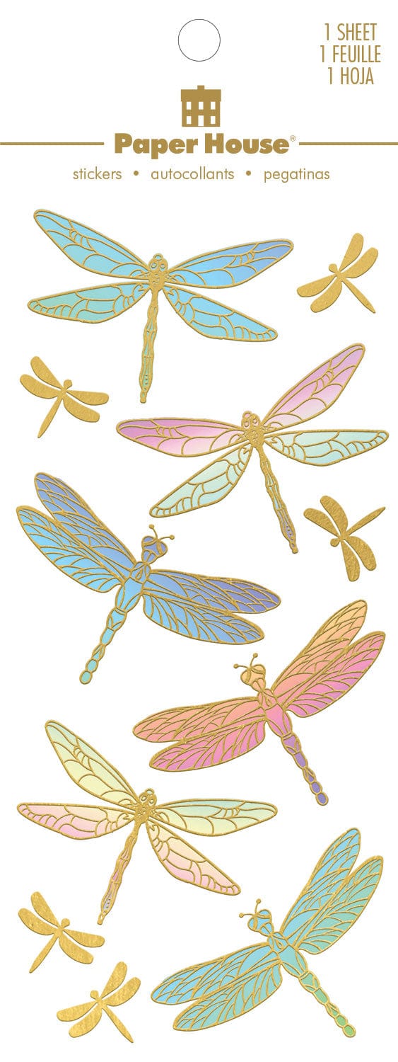  Decorative Stickers - Dragonflies Faux Enamel、mySite、ghnorth