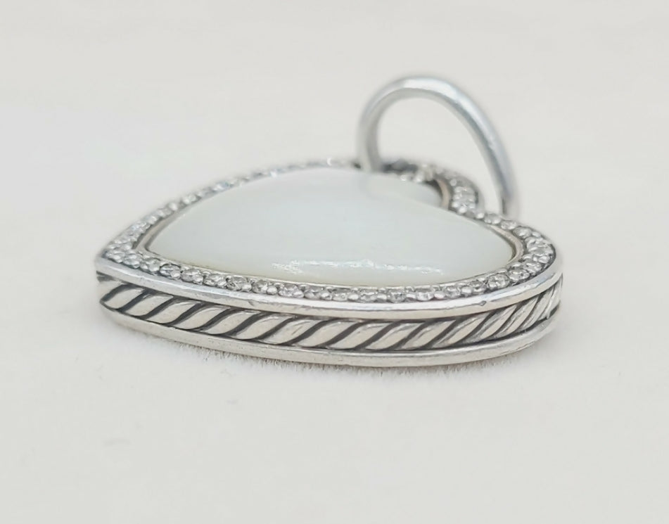 David Yurman Heart Pendant 鈥?Mother of Pearl & Diamonds、mySite、hinf8tx79