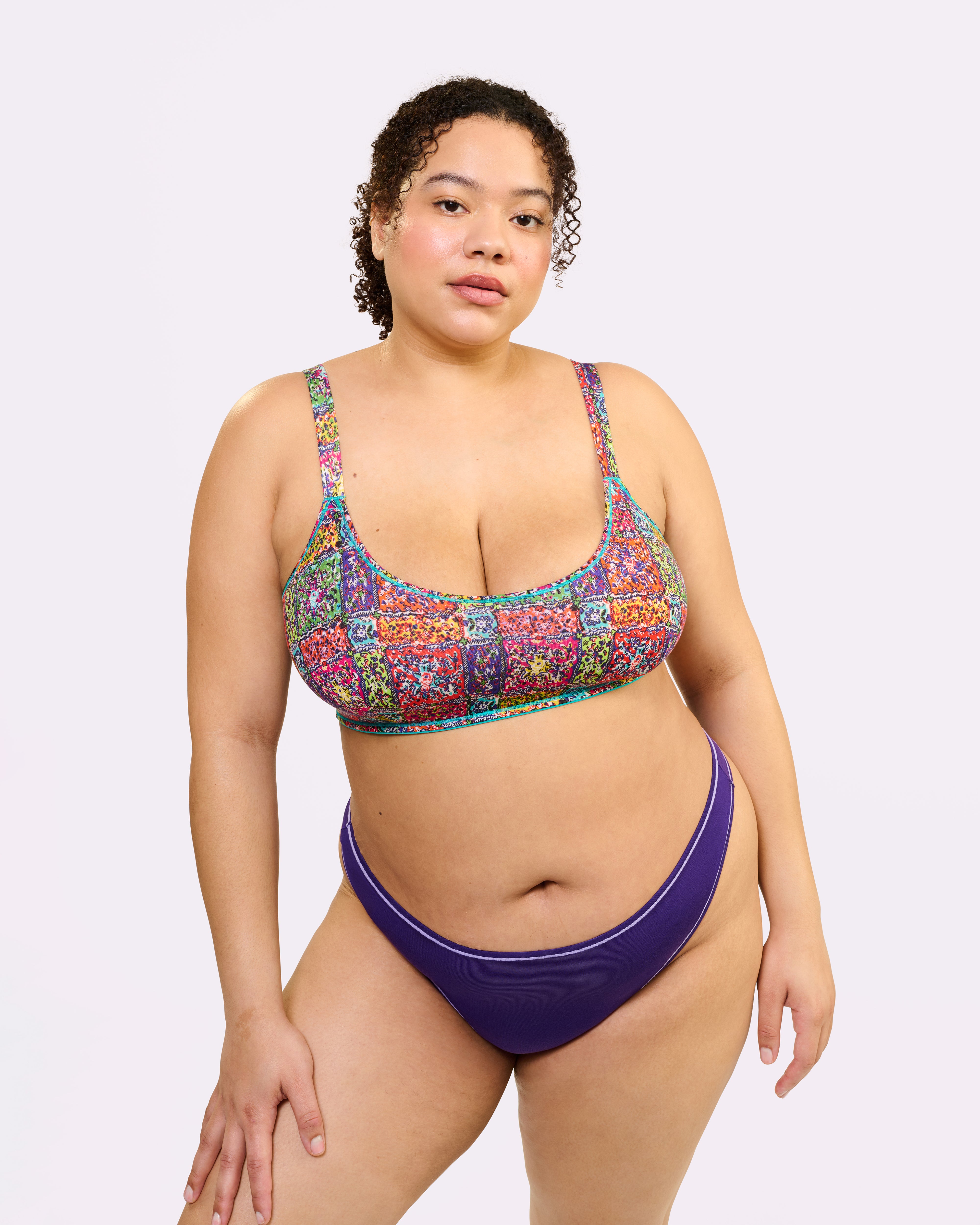 Vintage Soft Scoop Bralette | New:Cotton | Archive (Bandana)、mySite、bengalsvssteelers