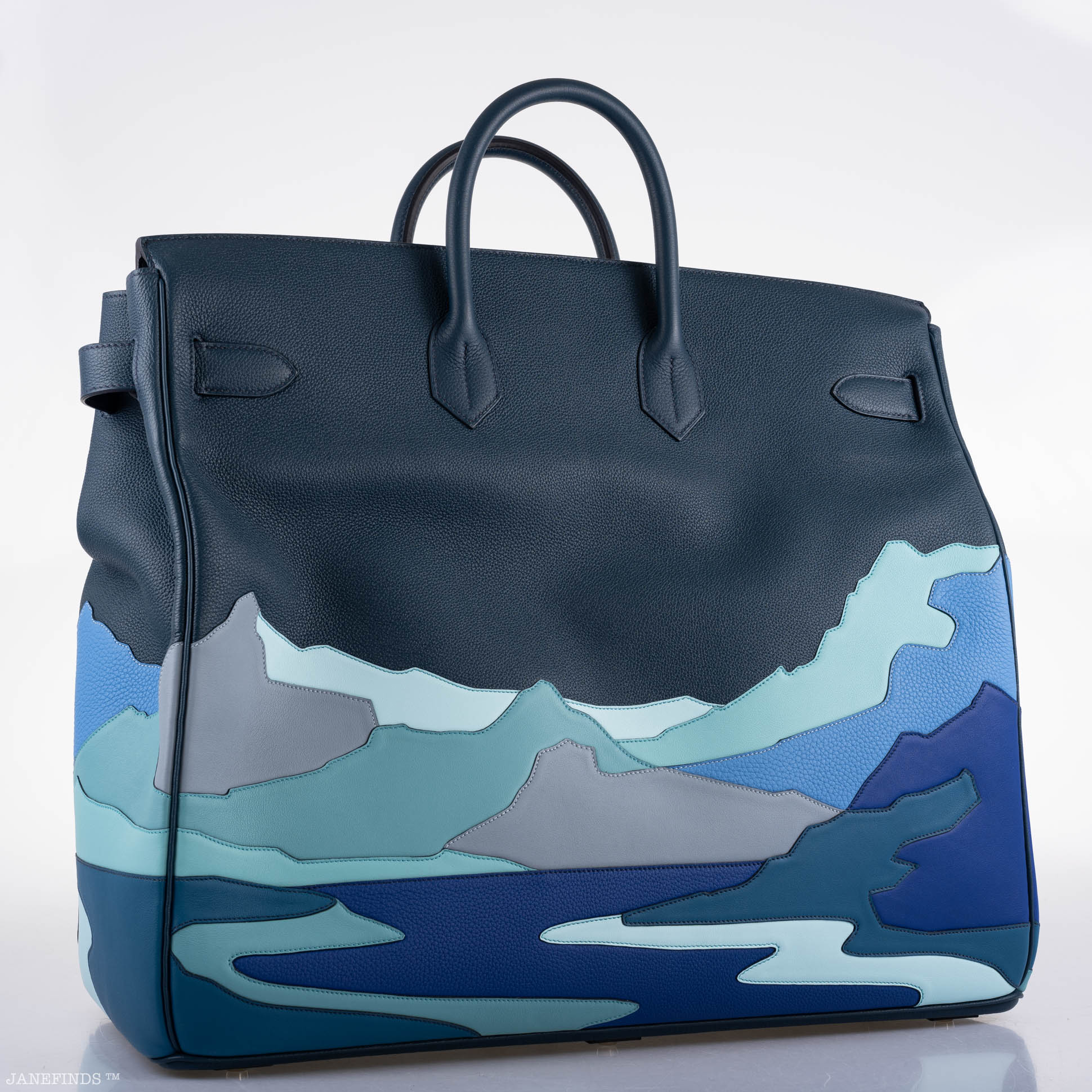 Hermès Endless Road HAC Birkin 50 Multicolor Togo and Swift Leather Palladium Hardware、mySite、garminoutage.com