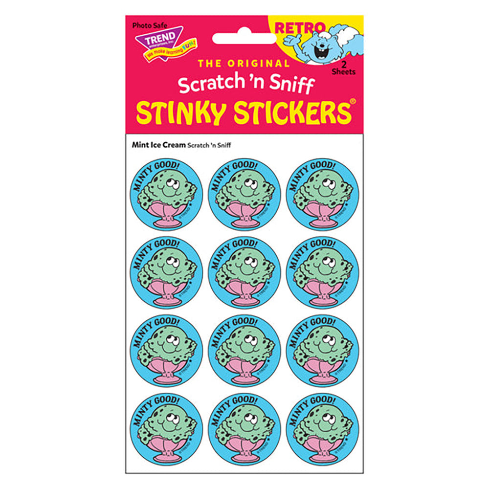  Minty Good! - Mint-Scented Retro Scratch 'n Sniff Stinky Stickers、mySite、ghnorth