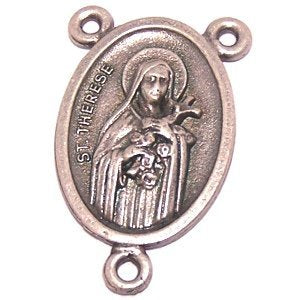  St. Theresa of Lisieux - Pewter - the little flower of Jesus (2.2x1.6 cm-0.86x0.6)、mySite、elrpsem3k