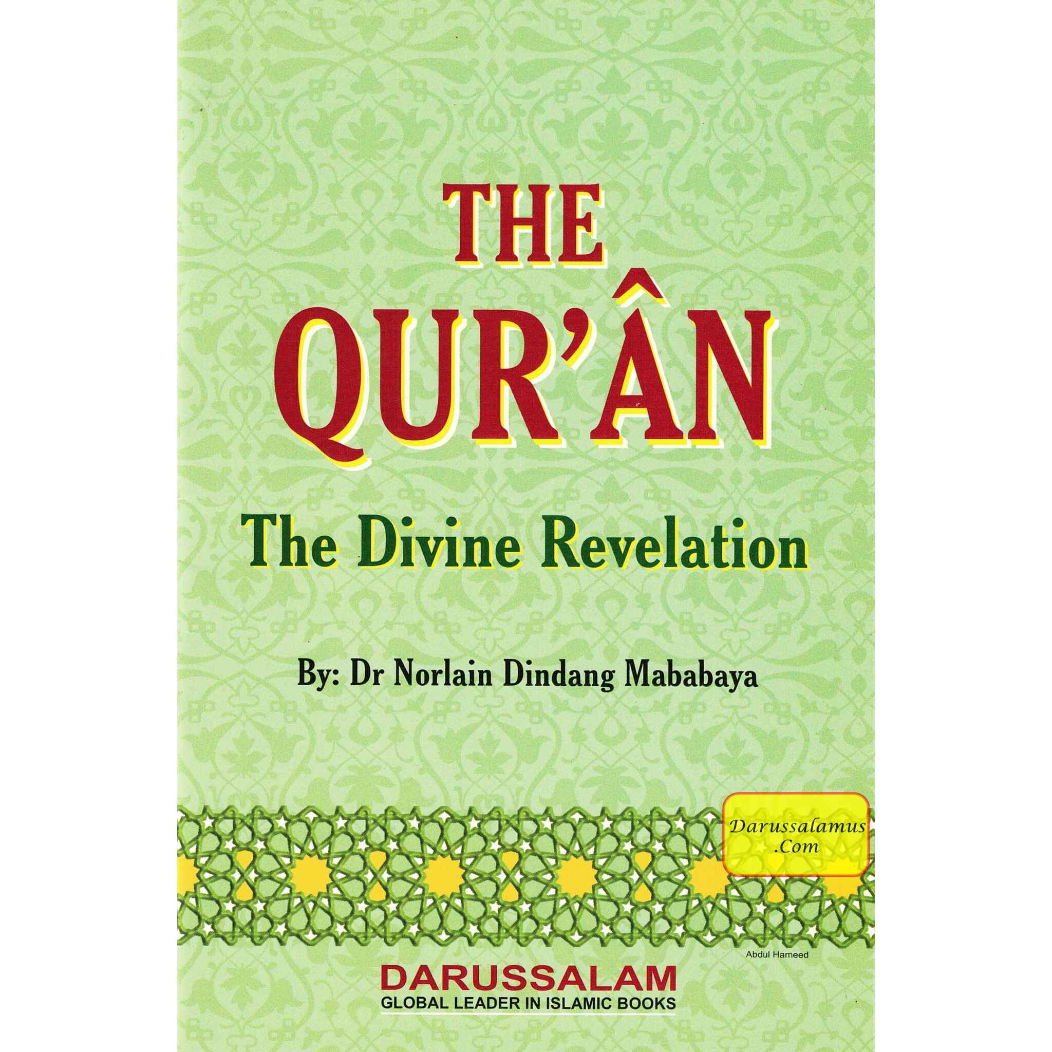 The Quran The Divine Revelation By Dr. Norlain Dindang Mababaya、mySite、topwebapps