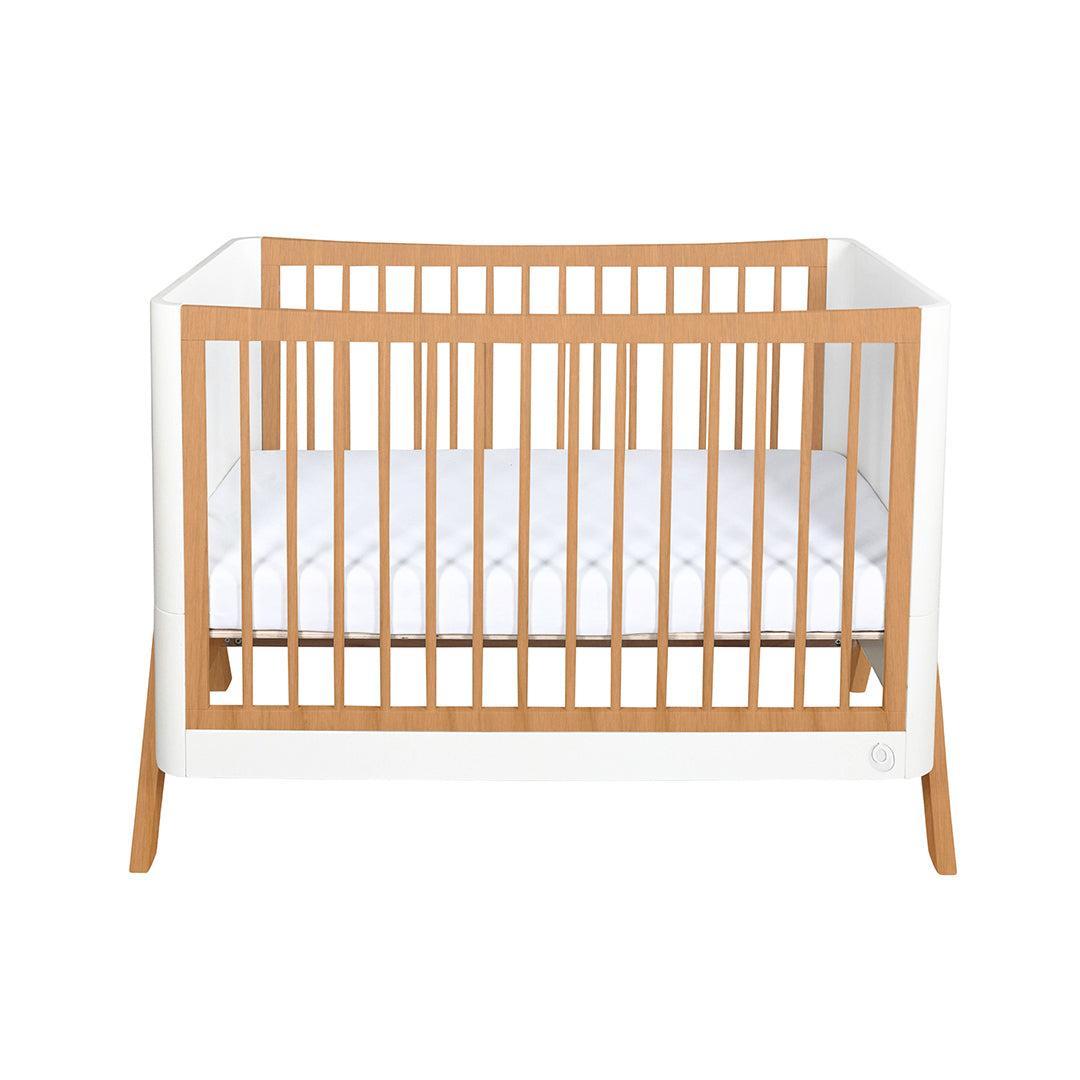  Gaia Baby Hera Cot Bed 'Studio Edit' - White / Oak、mySite、merchandisen