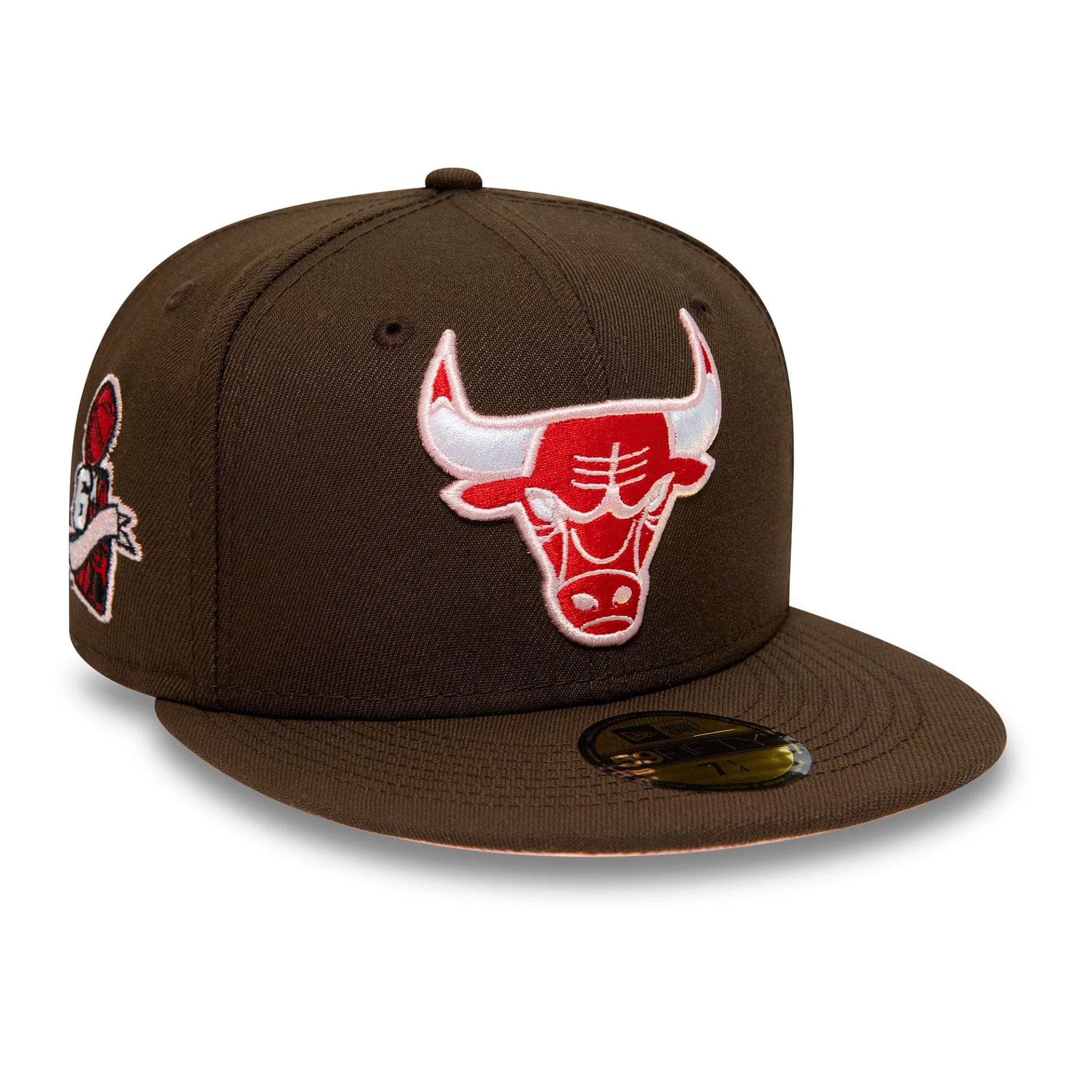 Chicago Bulls NBA 6 x Champions Dark Brown 59FIFTY Fitted Cap、mySite、vikingsvslions