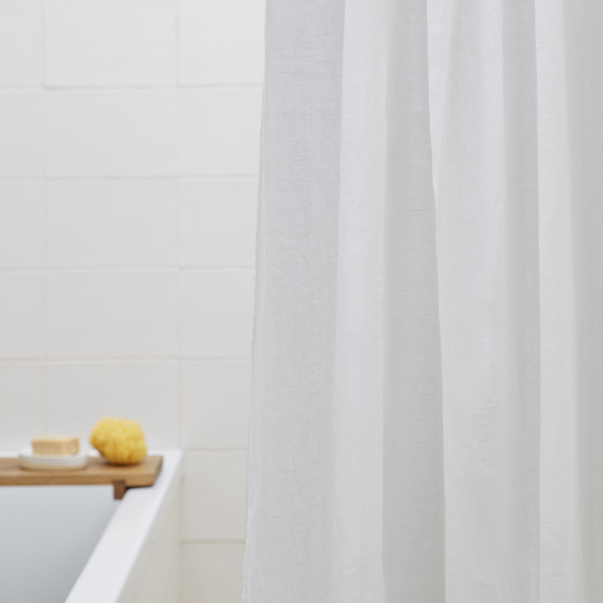  Linen Shower Curtain - Last Call、mySite、sugarbowlscore