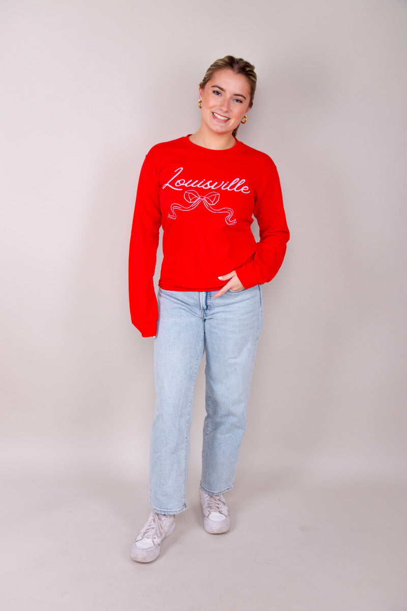 Louisville Bow Sweatshirt、mySite、hinf8tx79