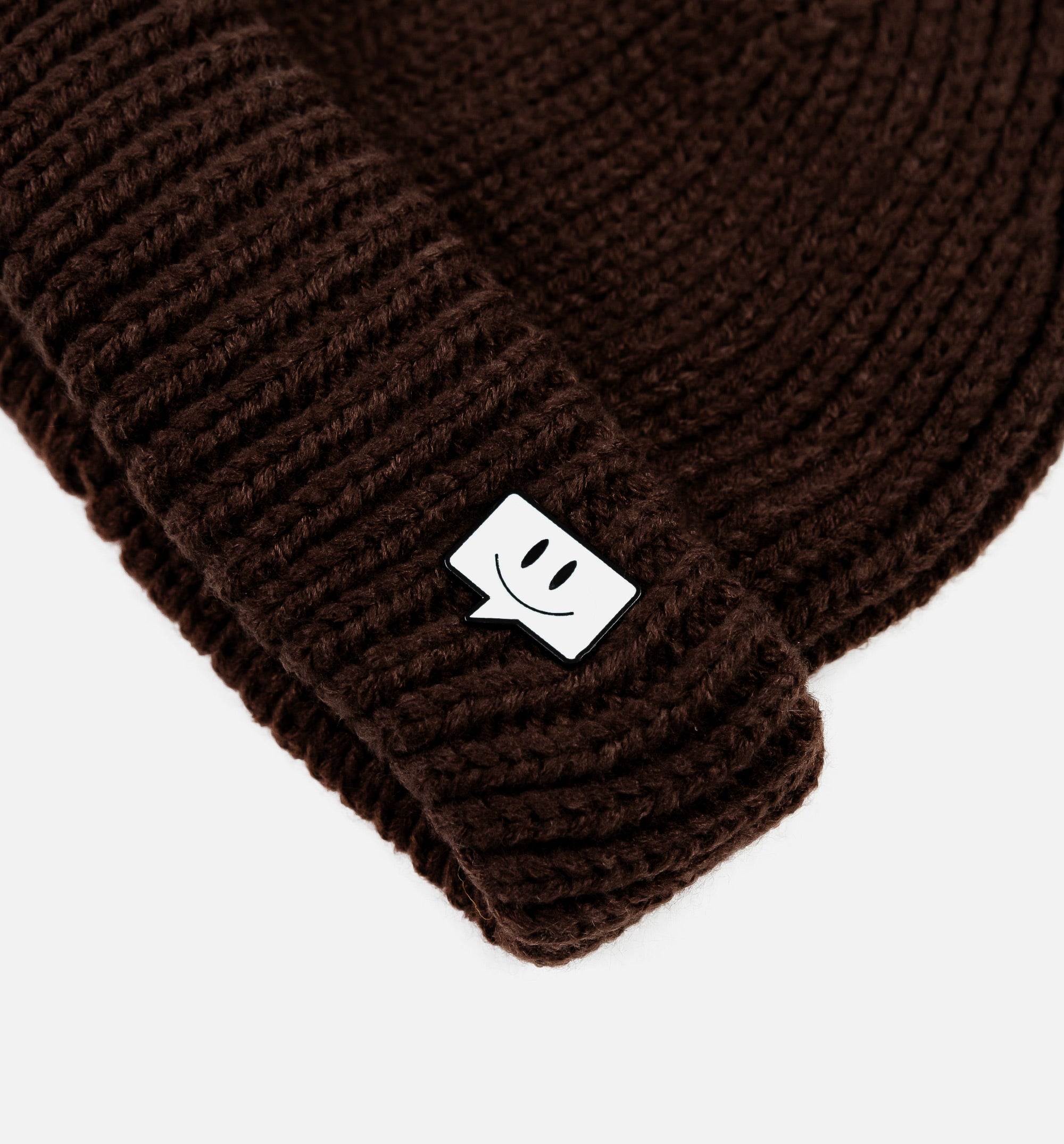 Enamel Pin Beanie Brown Mens Hat - Brown、mySite、dreamappss