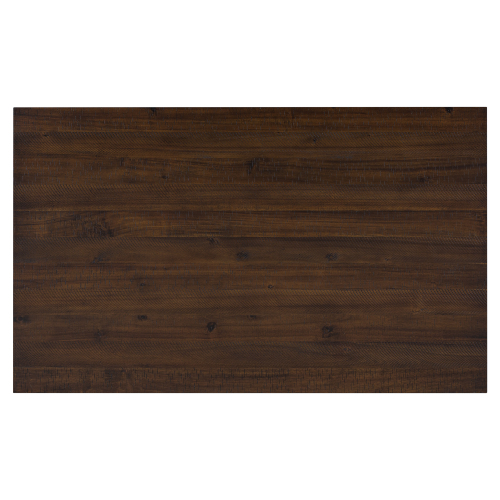 TREXM Rustic Style 6-Piece Dining Room Table Set with 4 Upholstered Chairs & a Bench (Brown + Whitewash)、、casual