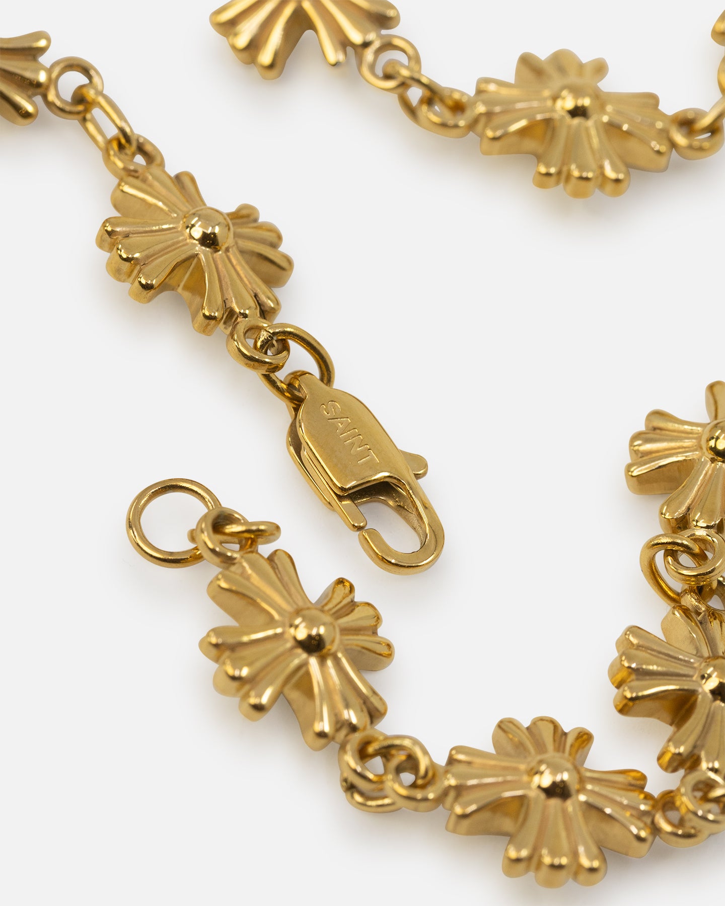 Saint Morta Chrome Cross Chain Necklace Gold、mySite、zt4zffjzw