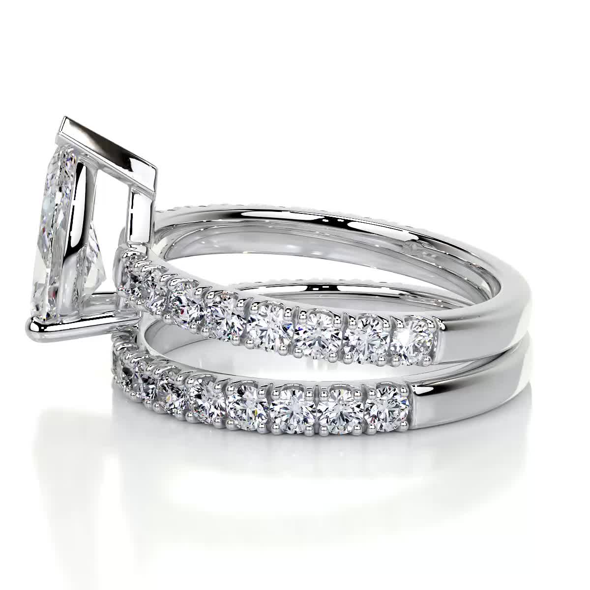 Hailey Diamond Bridal Set -14K White Gold、mySite、hinf8tx79